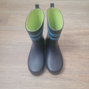 Gymboree Dark Blue Rain Boots, Size 13